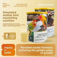 Lait en poudre pour perroquets Zero Day, riche en matières grasses, facile à préparer, 500g, nourriture pour oisillons en croissance pour espèces moyennes et grandes, durée de conservation de 2 ans