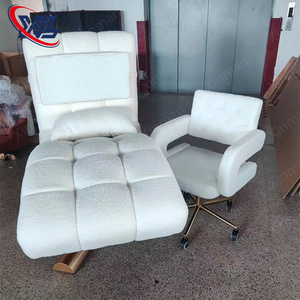 Nội thất salon làm đẹp hiện đại, giường spa da mặt bằng da xanh, chân bằng thép không gỉ, giường nối mi, giường làm đẹp cong - Product Image 6