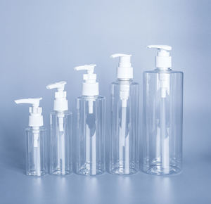 Tùy Chỉnh Dầu Gội Đầu Có Thể Tái Chế Báo Chí Mũ 500 Ml Cơ Thể Rửa Nhựa Dầu Gội Lotion Bơm Chai Và Jar Bộ Rõ Ràng Rỗng - Product Image 3