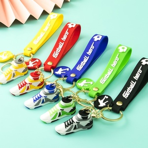 Porte-clés et pendentif en caoutchouc PVC mini marguerite <span class=keywords><strong>2D</strong></span> 3D tendance pour sacs et sacs à dos, avec dragonne - Product Image 1