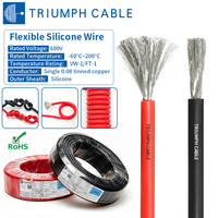Câble Triumph VW-1 30AWG 28AWG 26AWG 24AWG 22AWG 20AWG 18AWG 16AWG 14AWG 12AWG Fil en silicone ultra flexible pour bras robotisé