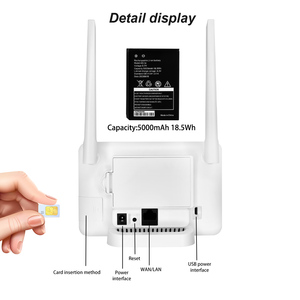 Chất Lượng Cao Cp106 5000MAh <span class=keywords><strong>Wifi</strong></span> <span class=keywords><strong>Router</strong></span> 4G LTE Với Khe Cắm Thẻ Sim Li-Ion Pin 4G <span class=keywords><strong>Router</strong></span> Văn Phòng Kinh Doanh Sử Dụng - Product Image 3