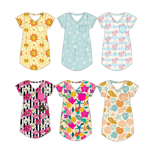 Nuovi Pigiami Estivi Personalizzati per Bambine, Abbigliamento Casual per Neonati in Fibra di Bambù, Vestiti Casual per Bambini - Product Image 1