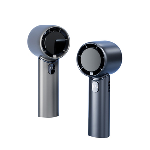 Yixuan High Speed Recharging Mini Digital Display Custom Logo Refrigeration USB Powerful Portable Hand Held Fan