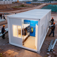 Maison conteneur préfabriquée modulaire amovible et portable, intégrée, pour bureau, ferme, école, chambre