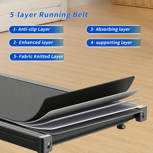 DAPOW Mini tapis roulant nouveau Style bureau à domicile équipement de Fitness marche électrique Machine de course sécurité pas cher <span class=keywords><strong>prix</strong></span> Portable - Product Image 5