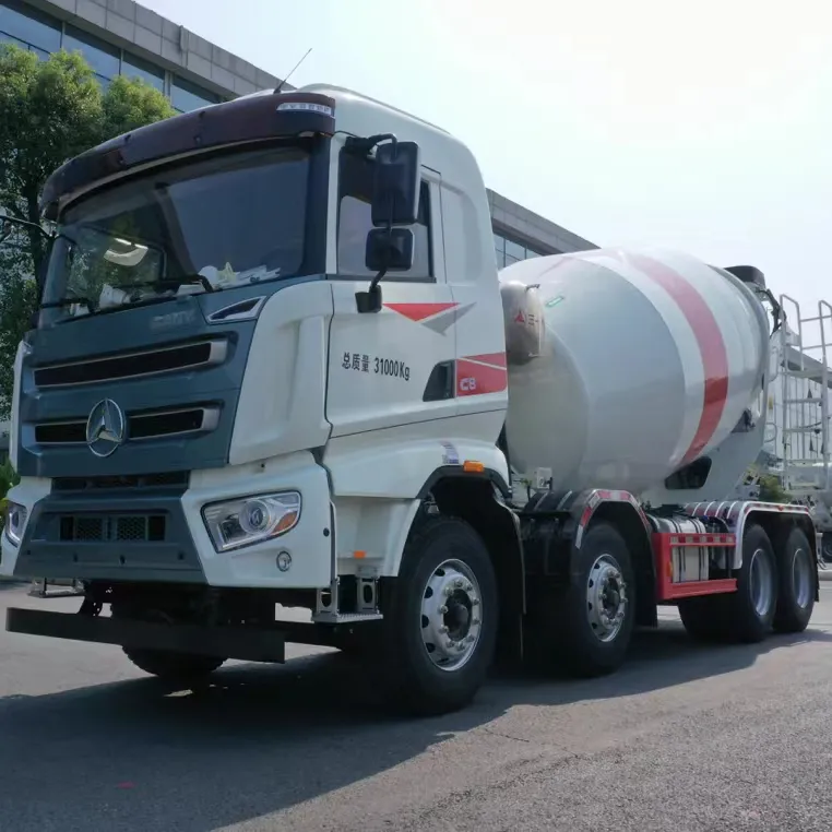 Misturador concreto móvel do caminhão do transporte da mistura do Euro 6 do preço de fábrica SY412C 8*4 12m3 Euro 6 com peças sobresselentes
