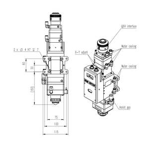 Cabezal de Corte Láser de Fibra Highyag 2026 de 1500W, Nueva Marca Jiaqiang - Product Image 2