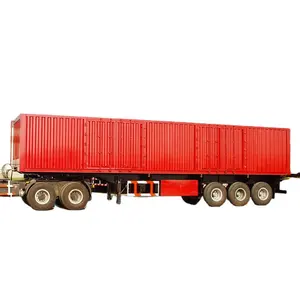 3 अक्षल्स 4 अक्षल्स 80 टन हाइड्रोलिक साइड बॉक्स टिपर डम्पर डंप अर्ध ट्रक ट्रेलर