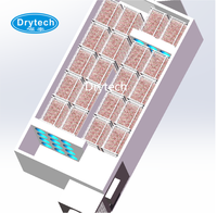 DRYTECH OEM ODM Klantspecifieke Industriële Warmtepompdroger Commerciële Voedseldroger Fruitdroogapparatuur 1200KG 380V/480V 1 Jaar Garantie