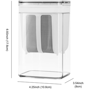 En gros Ustensiles de cuisine : Appareil à fromage et yaourt, passoire, séparateur et récipient avec passoire - Product Image 2