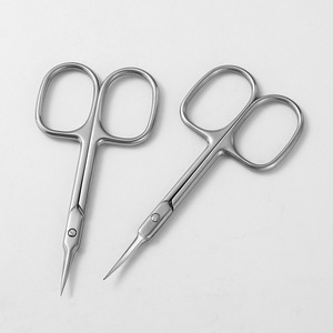 Coupe-cuticules professionnel en acier inoxydable, outil de suppression des cuticules, ciseaux à cuticules de style russe à fixation frontale, pour peaux mortes - Product Image 3