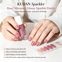 KUDAN 20Y Vernis à ongles pelable à l'eau, couleurs tendance, séchage rapide, sans odeur, CPNP HALAL ISO22716, OEM, vente en gros, faible MOQ