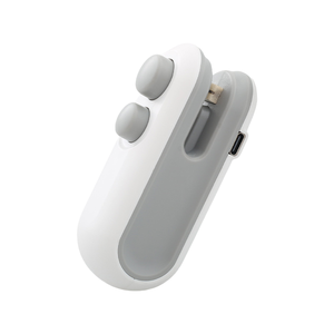 Machine à sceller sous vide portable USB rechargeable pour sacs alimentaires en plastique, mini-scelleuse manuelle de voyage, vente en gros - Product Image 1