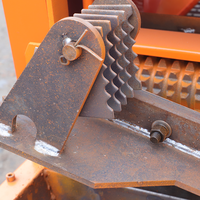 Presse à balles de paille de type tricycle à moteur haute efficacité pour usage agricole avec hache-paille pour ensilage, herbe et emballage de paille