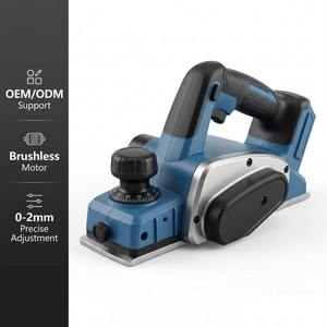 Raboteuse électrique sans fil 20V sans balais, largeur de rabotage 82mm, profondeur 0-3mm, outil nu pour portes, sols, meubles, OEM - Product Image 2