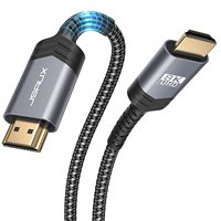 JSAUX 10ft 평면 컴퓨터 코드 사용자 정의 8K @ 60Hz 높은 Displayport 케이블 노트북