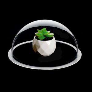 स्पष्ट ऐक्रेलिक गोलार्ध पारदर्शी स्पष्ट प्लास्टिक पेरेटेक्स ऐक्रेलिक गुंबद फ्लैंज के साथ स्पष्ट ऐक्रेलिक आधे क्षेत्र को कवर करते हैं - Product Image 6