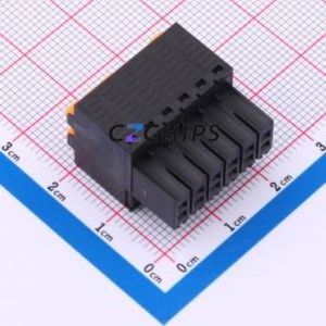 JL15EDGKDH-35006B01 Plug-in Terminal Block Through hole Component (THT),P=3.5mm Connector Plug 2x6P 3.5mm Black - Product Image 2