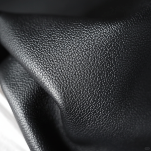 Service ODM/OEM disponible, rouleau de vinyle en cuir à motif litchi pour meubles et intérieur automobile, cuir auto-adhésif épais - Product Image 1