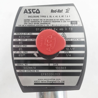 Válvula Solenoide Original ASCO 8210 8220 de 2/2 Vías para Vapor y Agua Caliente, a Prueba de Explosiones ATEX UL SIL3, para Control de Procesos Industriales