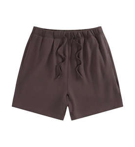 Pantalones cortos deportivos y deportivos para correr, bolsillos de colores lisos, pantalones cortos informales de verano para hombre, cintura elástica con cordón - Product Image 2