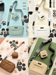 Bolsa de Cintura y Bandolera Impermeable Personalizada para Pasear Perros, para Dueños de Perros, para Premios y Compras - Product Image 2