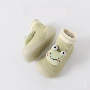 Vente en gros de chaussettes antidérapantes en tricot d'été décontractées avec semelle en caoutchouc pour bébé et enfant en bas âge - Product Image 5
