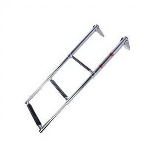 Escalera de Embarque Telescópica de Tres Secciones, Escalera de Acero Inoxidable Resistente a la Corrosión, Accesorios Marinos para Yates de Expedición - Product Image 2