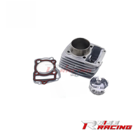 Kit de Reconstrucción de Cilindro y Anillos de Pistón para Motor de Motocicleta de 150cc de Alto Rendimiento, Aleación de Aluminio, Compatible con Honda CG150