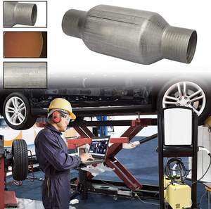 通用型 <span class=keywords><strong>2</strong></span>.5 英寸高流量催化转换器，旋转式不锈钢，400 CPSI，欧 4 5 高性能排气升级版 - Product Image 5