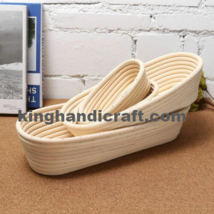 Oval Shape Banneton Bread Proofing Basket Rattan <b>Baking</b> Basket Proofing Bowls for Bread in Vietnam - Product Image 6