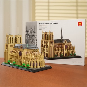 5210 <span class=keywords><strong>Notre</strong></span>-<span class=keywords><strong>Dame</strong></span> De Paris, Bloques de Construcción Arquitectónicos al por Mayor, <span class=keywords><strong>Serie</strong></span> de Juguetes para Modelos de Lugares Emblemáticos de la Ciudad, Juego Educativo y Venta al por Menor - Product Image 1