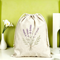 Pochette pliable en toile écologique personnalisée avec cordon de serrage, réutilisable, anti-poussière, pour emballer des bouteilles de vin, cadeau de fête
