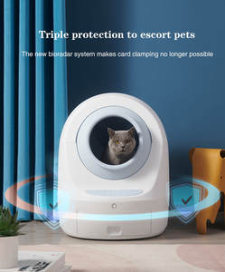 Meilleure vente silo à litière sphérique <span class=keywords><strong>de</strong></span> grand volume pour plusieurs chats bac à litière électrique pour chat autonettoyant - Product Image 6