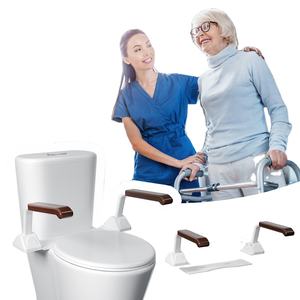 Soporte antideslizante para inodoro, barra de agarre segura para baño, asiento de inodoro, pasamanos de seguridad, soporte para ancianos y discapacitados - Product Image 1