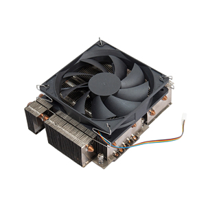 Refroidisseur d'air pour processeur OEM personnalisé à flux supérieur avec caloducs en cuivre et ventilateur PWM |   Conception basée sur des dessins - Product Image 5