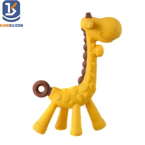 Высокое качество Жираф Форма коренной зуб жевать игрушка для малыша безопасности Прорезыватель для зубов