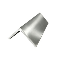Barre d'angle égal en acier inoxydable 304, surface brillante BA, pour la décoration, les cadres et la fabrication d'armoires