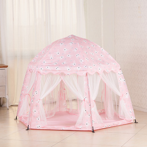 Casa de Juegos Infantil Asweets para Interiores y Exteriores, Tienda de Campaña de Conejo Rosa con Montaje de un Solo Botón para Niños, Tienda de Campaña de Gasa - Product Image 3