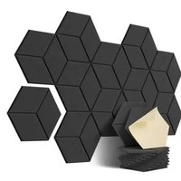Panneaux acoustiques en feutre auto-adhésifs en fibre de polyester, insonorisants et absorbants le son, pour mur photo moderne, art de la maternelle