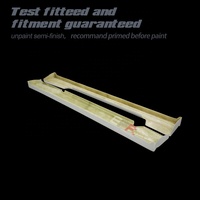 Faldones Laterales Blancos Modelo EPR B-R34-SS-URR para Nissan Skyline R34 GTT Sedán de 4 Puertas, Material FRP, Paquete Estándar