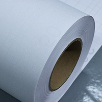 Film de plastification à froid en PVC souple, taille personnalisée, super adhérence, sans décollage, sans gonflement, à paillettes, résistant à l'humidité, pour impression numérique publicitaire