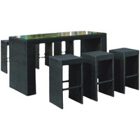 Tabouret de bar d'extérieur en rotin de haute qualité, meubles d'extérieur, ensembles de Table et de chaise de jardin