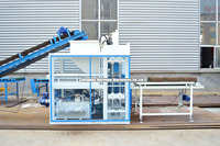 Machine à fabriquer des briques en argile rouge DF4-10 entièrement automatique, machine à fabriquer des briques en terre, en ciment, en terre, pour la fabrication de briques autobloquantes