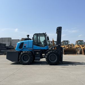 <span class=keywords><strong>Grue</strong></span> diesel de chariot élévateur pour la construction et l'agriculture avec la capacité de charge de 5 tonnes construite pour des terrains - Product Image 6