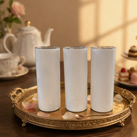 Offre Spéciale – Gobelets Droits et Étroits à Sublimation, Capacités et Tailles Personnalisables (12oz, 15oz, 20oz, 30oz)