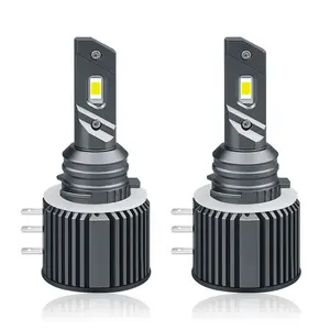 Raych H15 LED פנס 80W 6000K 8000 Lumens מאוד בהיר הנורה CSP שבבי המרה ערכת מאוורר לבן כל באחד Plug N Play