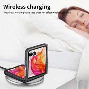 Funda Magnética con Carga Inalámbrica para <span class=keywords><strong>Motorola</strong></span> <span class=keywords><strong>Razr</strong></span> 60 50 40 Ultra Samsung <span class=keywords><strong>Z</strong></span> Flip 7 6 5 FE 4, Carcasa Rígida de Plástico Resistente a Golpes - Product Image 3