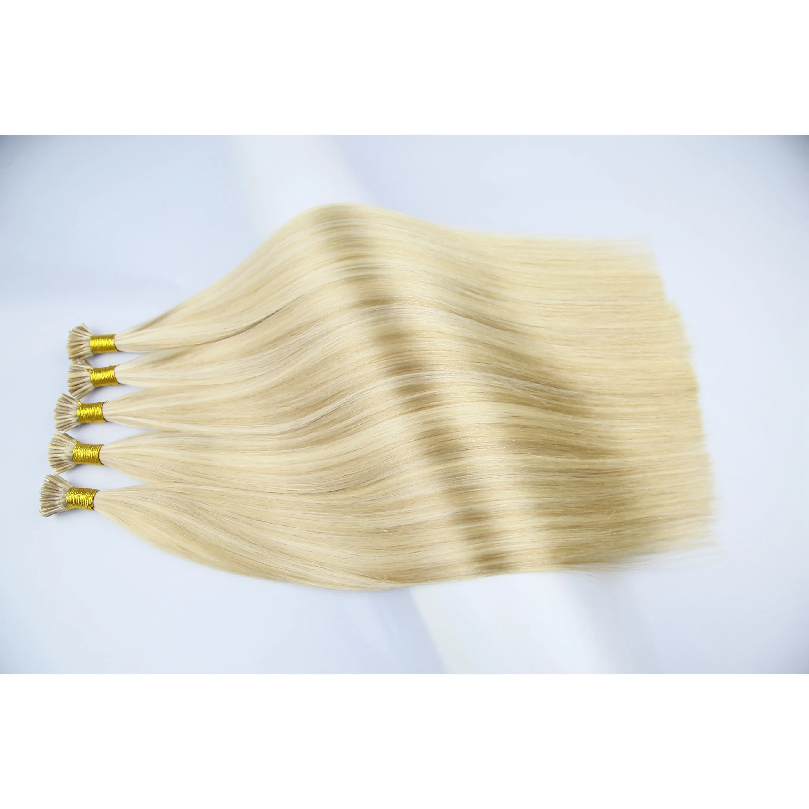 Chinese Supplier New Fashion Double Drawn Virgin Keratin Human Hair Extension For Women